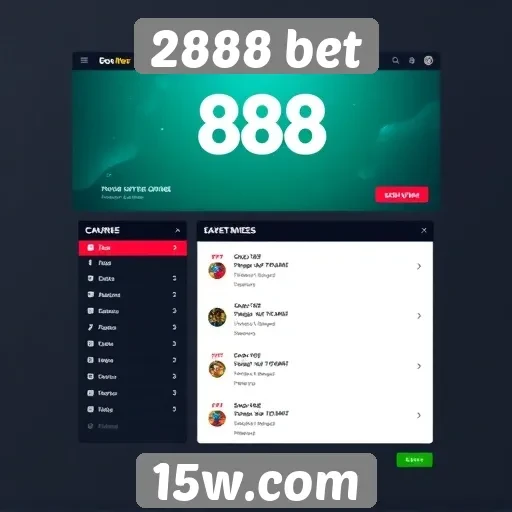 Avaliação da interface do usuário no site 2888 bet